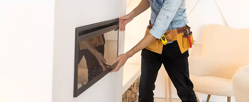 Metal Fireplace Installation in Lynchburg, Virginia