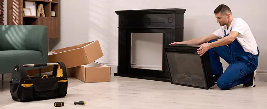 Old Rusted Metal Fireplace Repair And Replacement in Lynchburg, VA