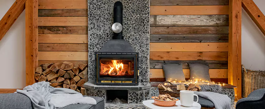 Thelin Hearth Products Direct Vent Gas Stove Fireplace Inspection in Lynchburg, Virginia